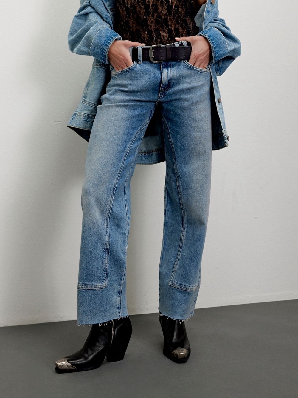 Free People Risk Taker Mid-Rise Jeans